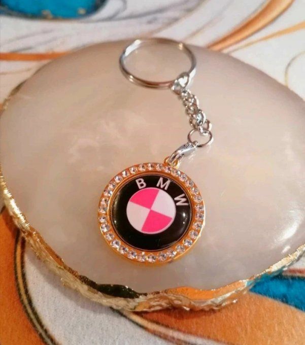 Porte clé BMW Rose 