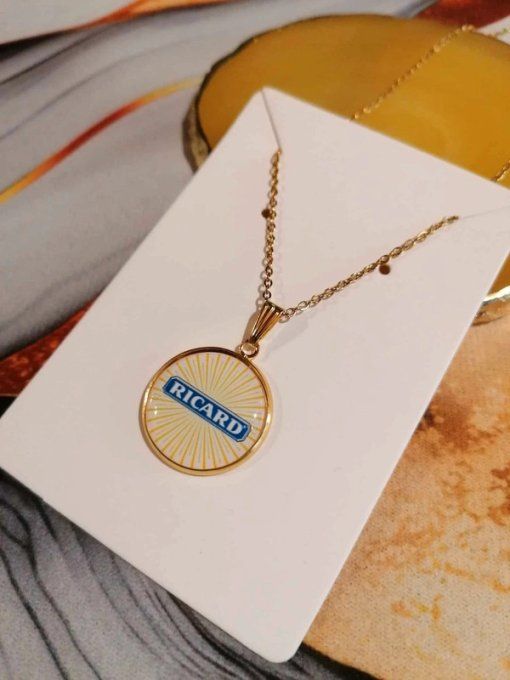 Collier pendentif Ricard