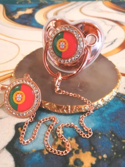 Tétine, sucette avec attache Força Portugal 