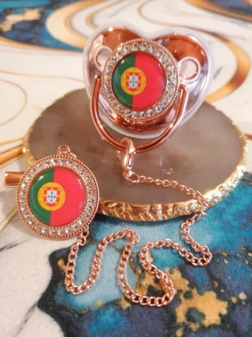 Tétine, sucette avec attache Força Portugal 