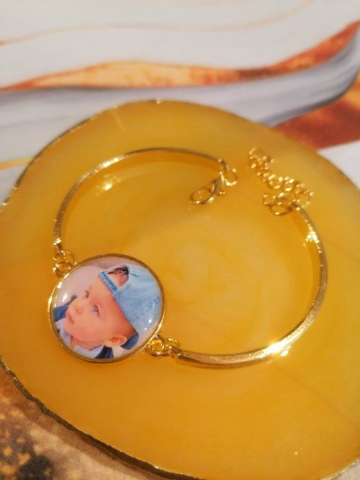 Bracelet personnalisé avec la photo / logo de votre choix