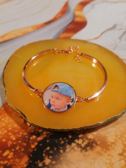 Bracelet personnalisé avec la photo / logo de votre choix