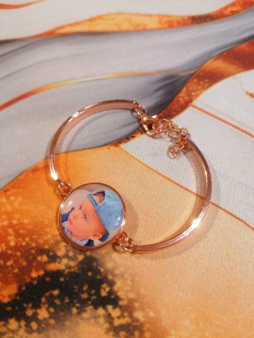 Bracelet personnalisé avec la photo / logo de votre choix