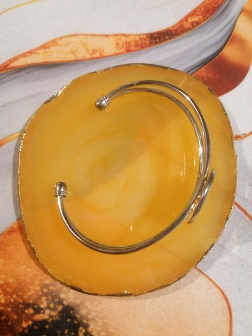 Bracelet manchette personnalisé avec la photo / logo de votre choix