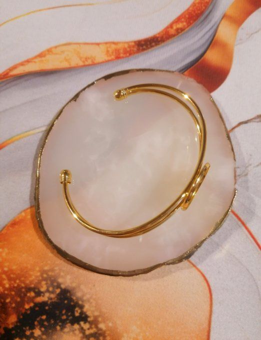 Bracelet manchette personnalisé avec la photo / logo de votre choix