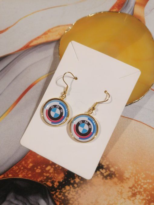 Boucle D'oreille BMW 50 ans 