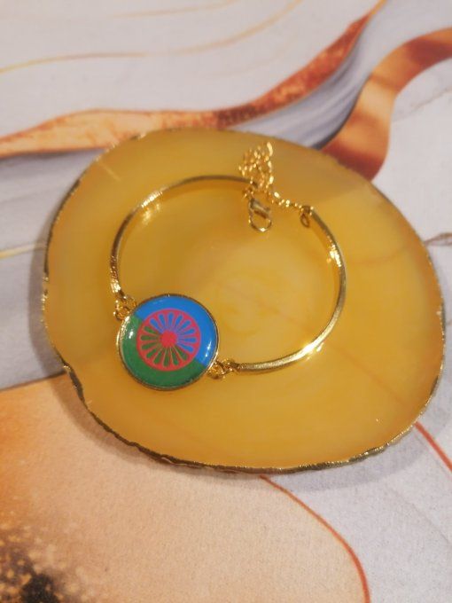 Bracelet drapeau voyageur gitan 
