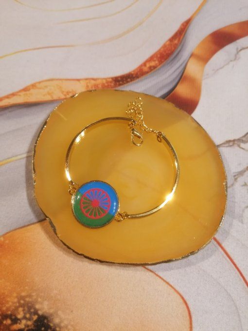 Bracelet drapeau voyageur gitan 