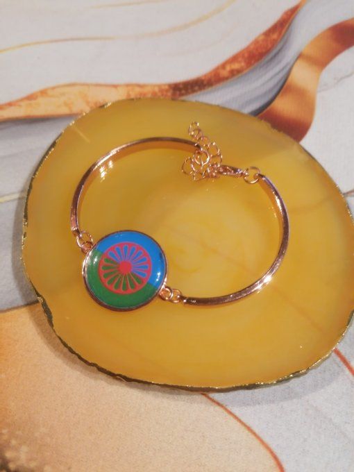 Bracelet drapeau voyageur gitan 