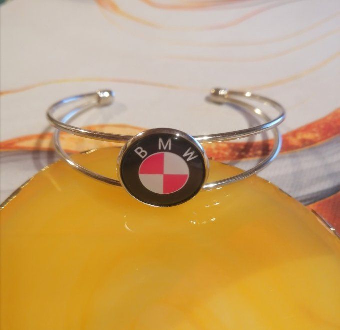 Bracelet manchette BMW Rose 