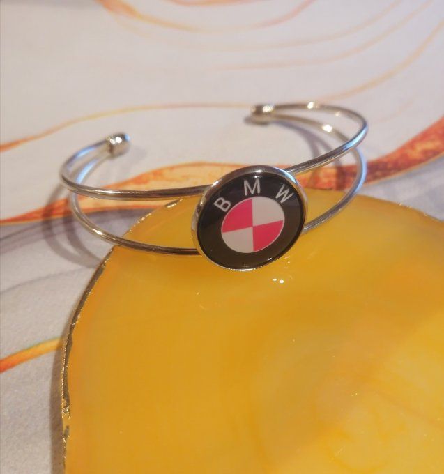 Bracelet manchette BMW Rose 
