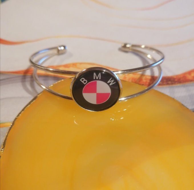 Bracelet manchette BMW Rose 
